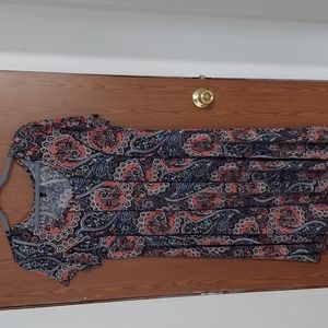 Large dress polyester and spandex